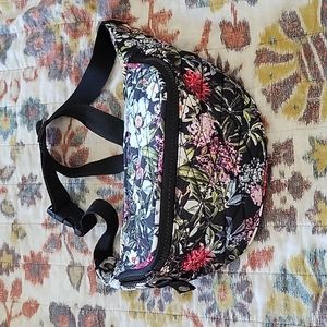 Quilted Floral Hip Bag